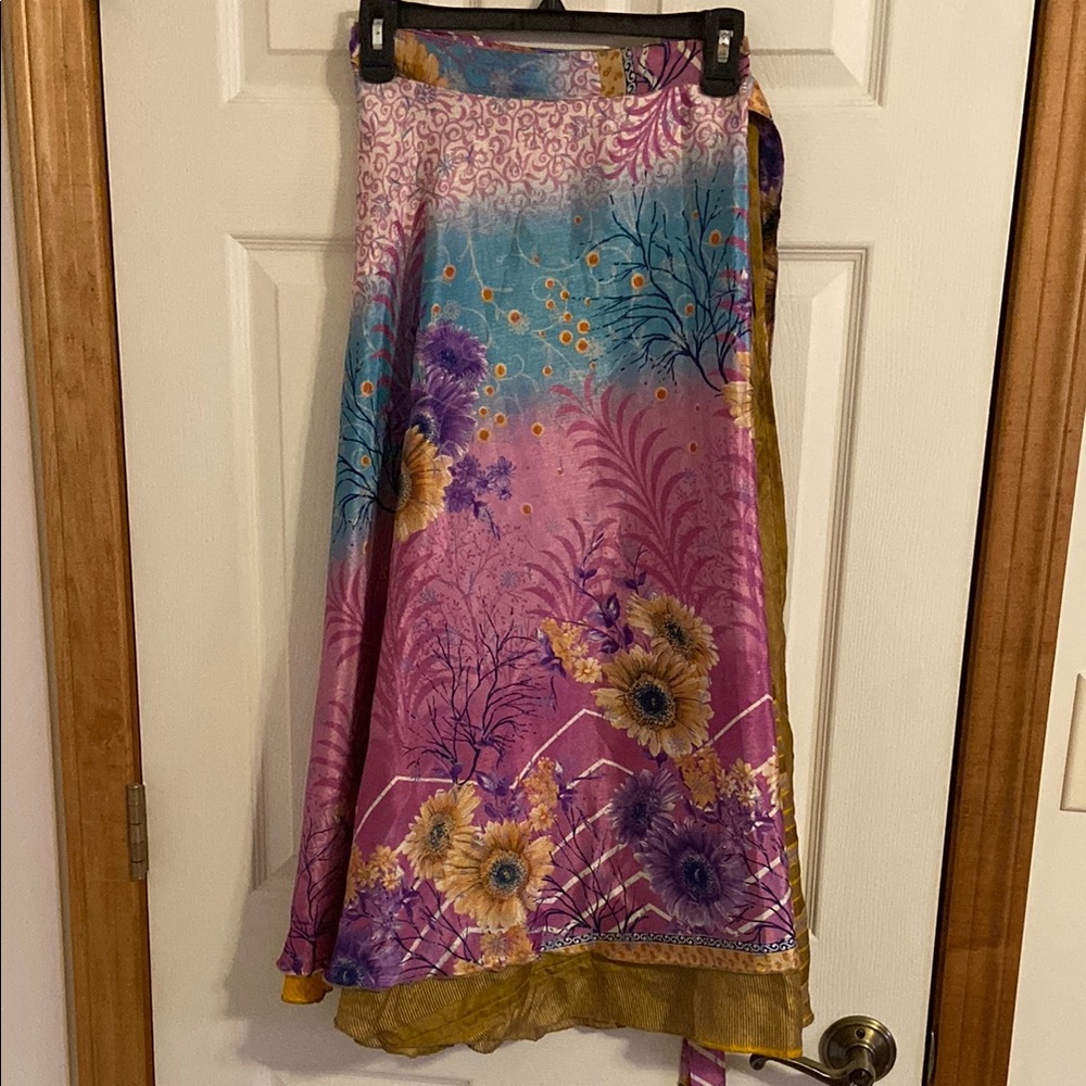 Floral Maxi Skirt - Multicolor